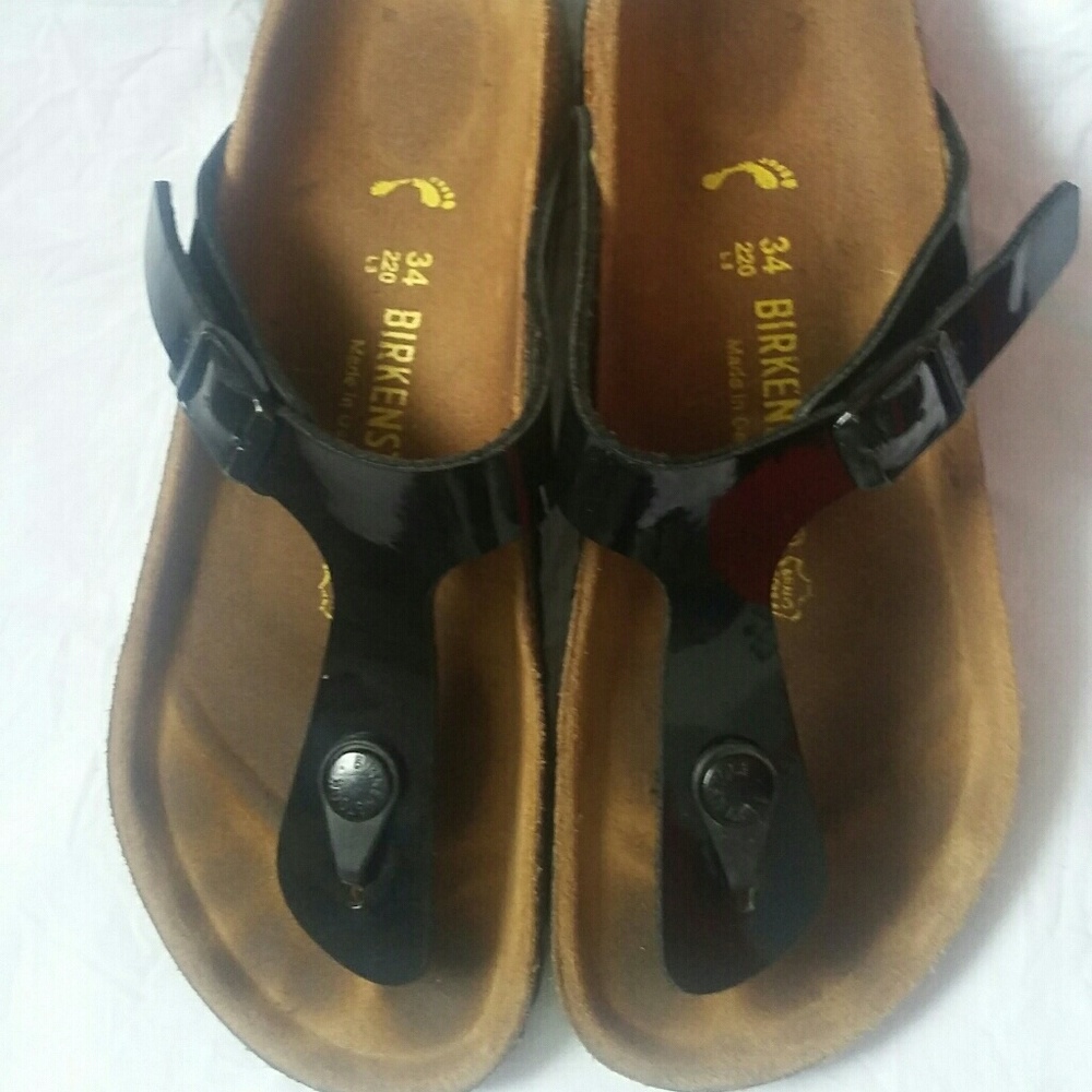 Birkenstock Gizeh Black Patent